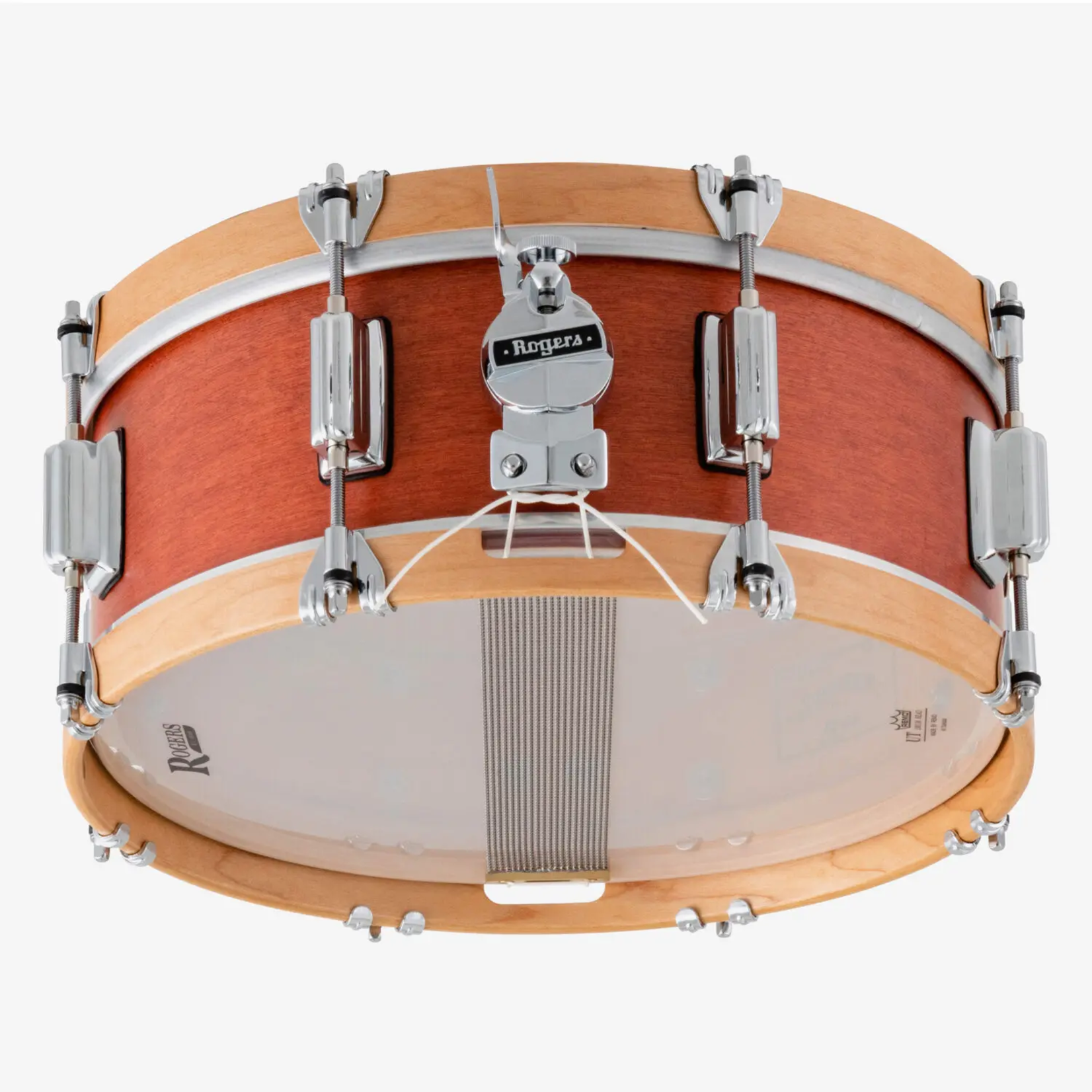 Rogers Rogers 5x14" Tower Snare Drum (Satin Red Mahogany) with Wood Hoops TWR24SRM
