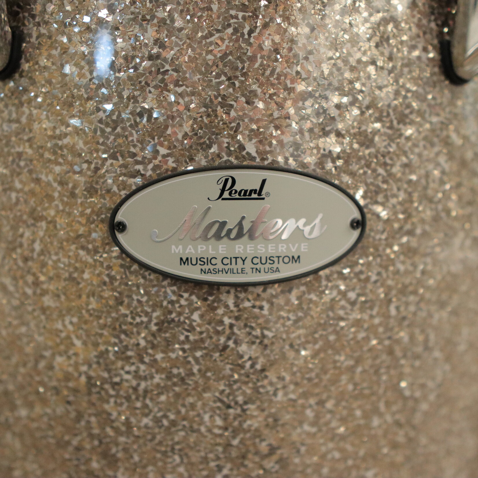 Pearl Used Pearl Music City Custom Masters Maple Reserve 14x14" Floor Tom (Diamond Glitter)