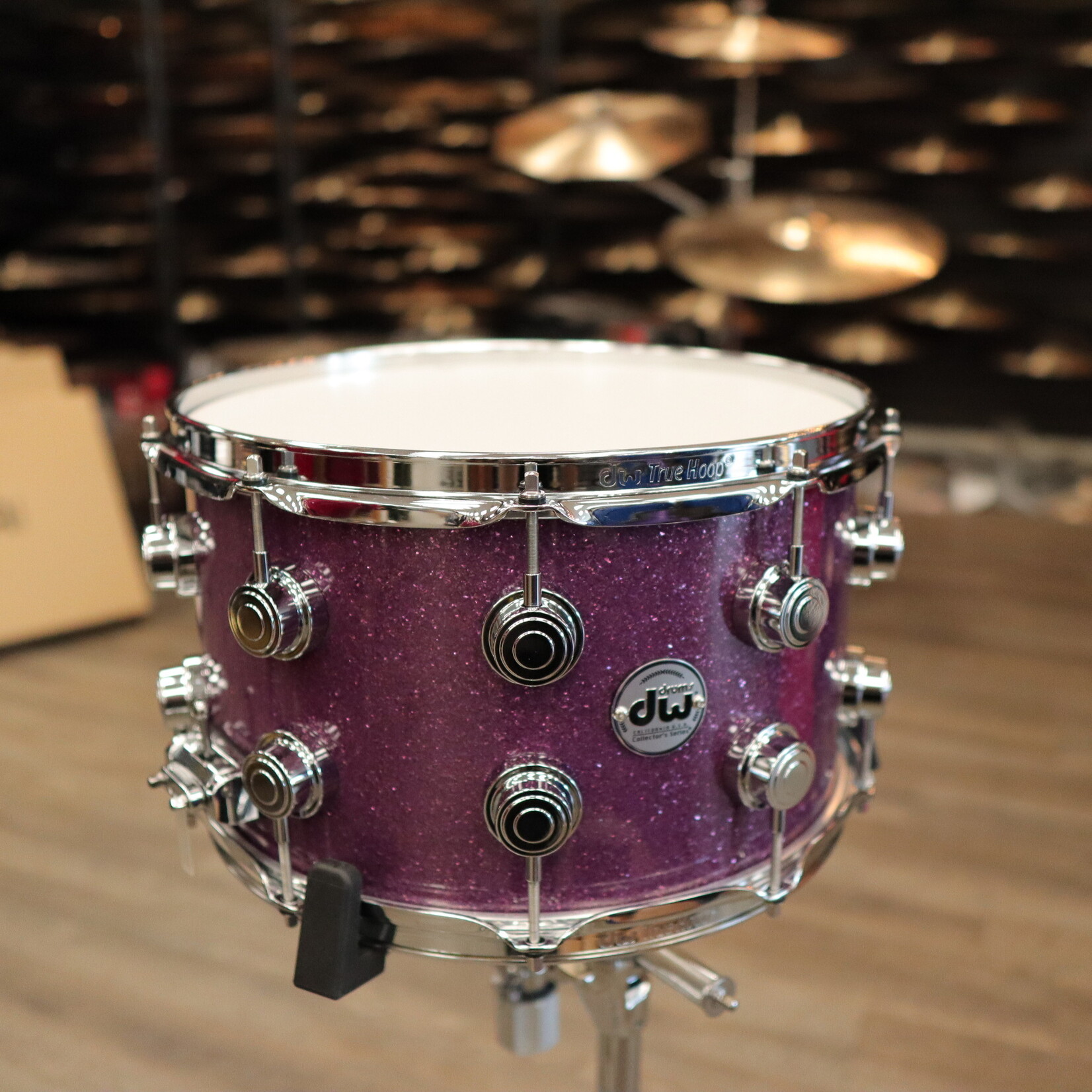 DW DW Collector's SSC Maple 8x14" Snare Drum (Purple Glass)
