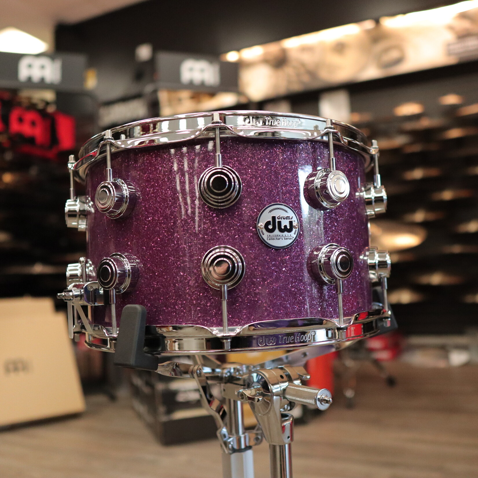 DW DW Collector's SSC Maple 8x14" Snare Drum (Purple Glass)