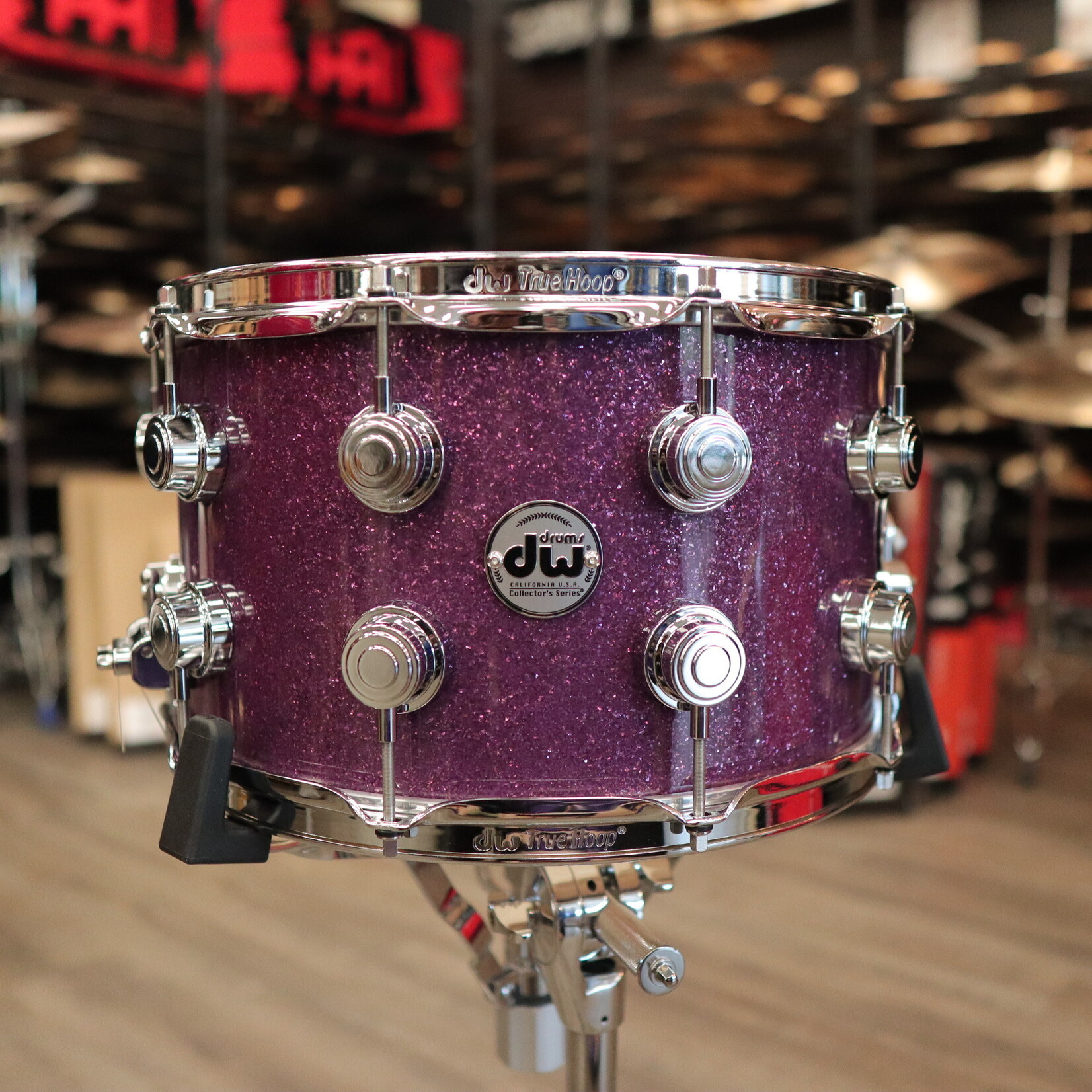 DW DW Collector's SSC Maple 8x14" Snare Drum (Purple Glass)