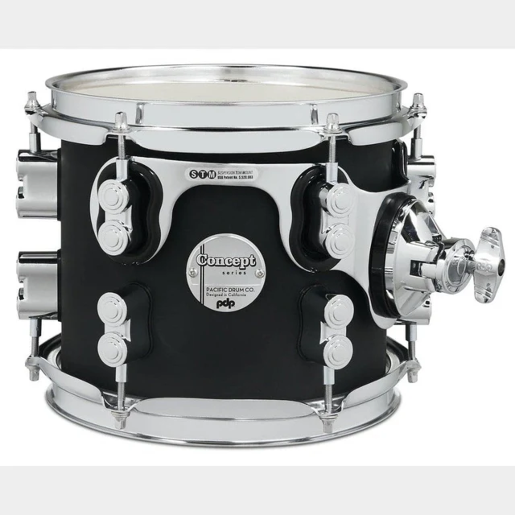 PDP PDP Concept Maple Finish Ply 7x8" Suspended Tom (Satin Black)