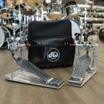 DW Used DW MFG Machined Chain drive Double Pedal w/ Bag DWCPMCD2