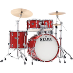 Tama Tama 50th Ltd Superstar Reissue Shell Pack, Birch, 22/10/12/16 (Cherry Wine)