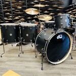 DW DW Collector's Series SSC Maple 5-Pc Shell Pack 13/16/18/24/14s (Ebony Satin Oil w/ Black Nickel Hardware)