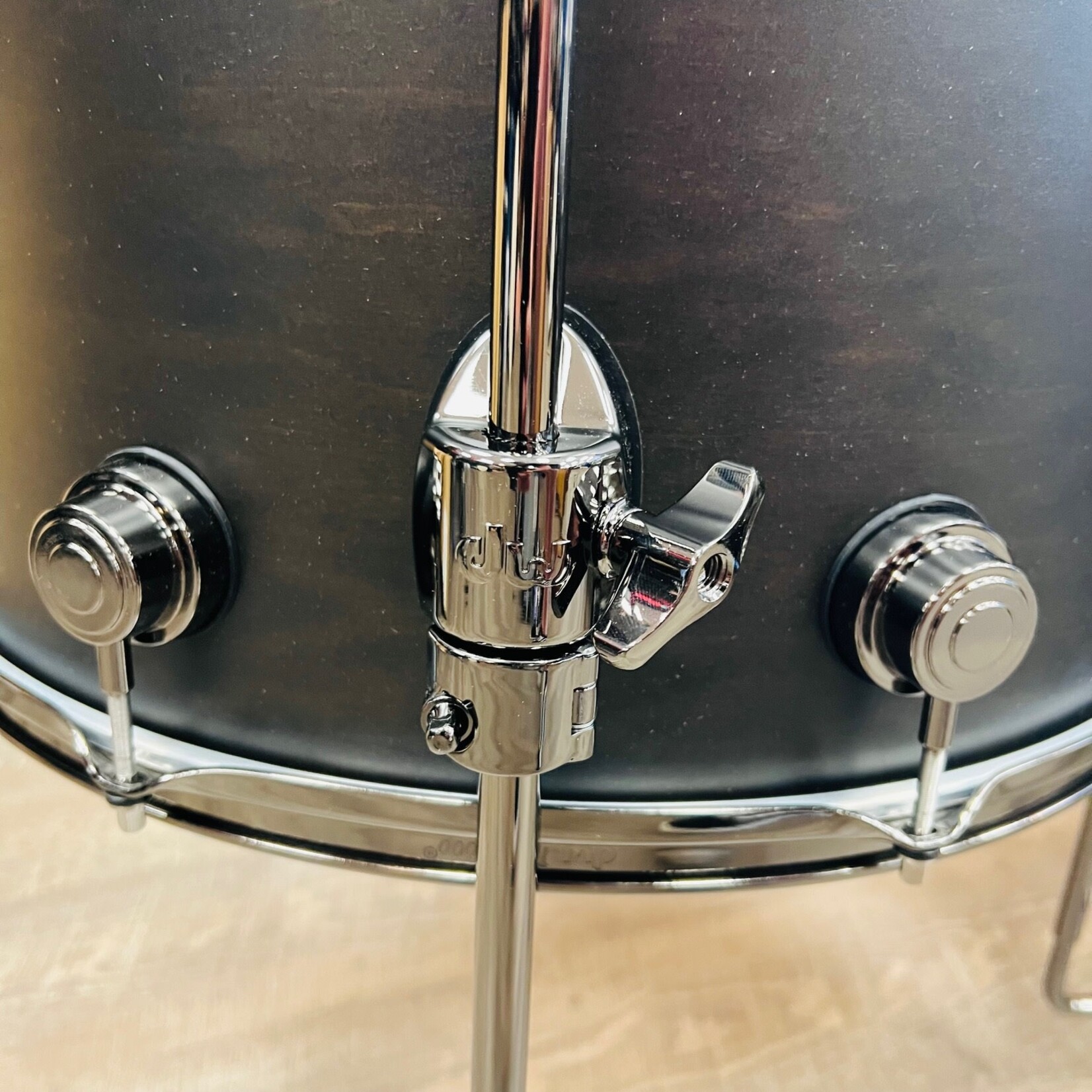 DW DW Collector's Series SSC Maple 5-Pc Shell Pack 13/16/18/24/14s (Ebony Satin Oil w/ Black Nickel Hardware)