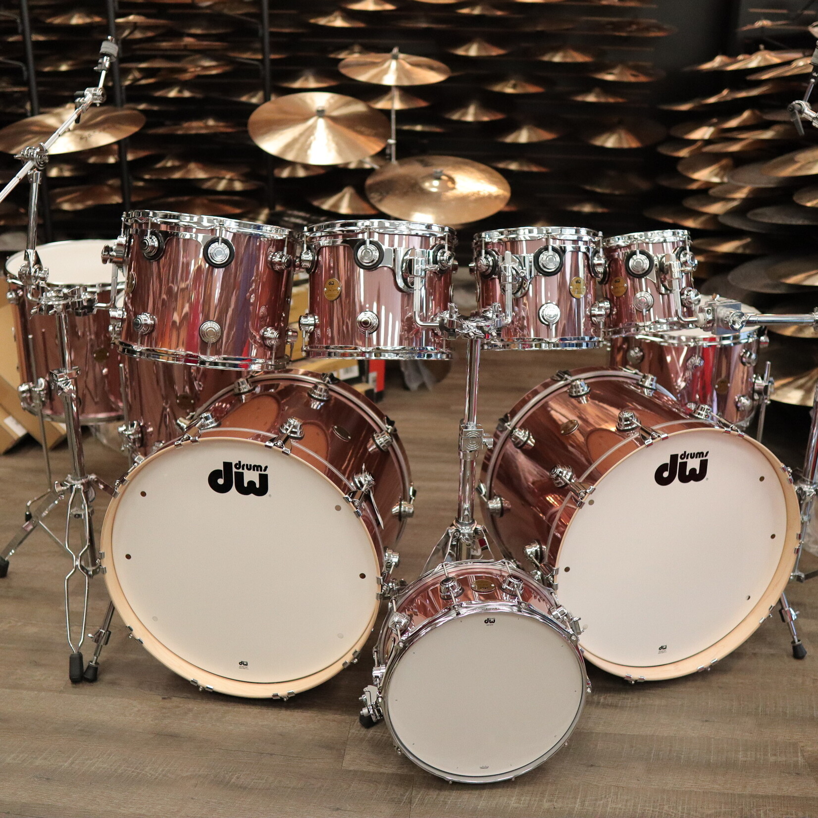 DW Jazz Series Maple/Gum 10-Pc Shell Pack 8/10/12/14/14Sn/16