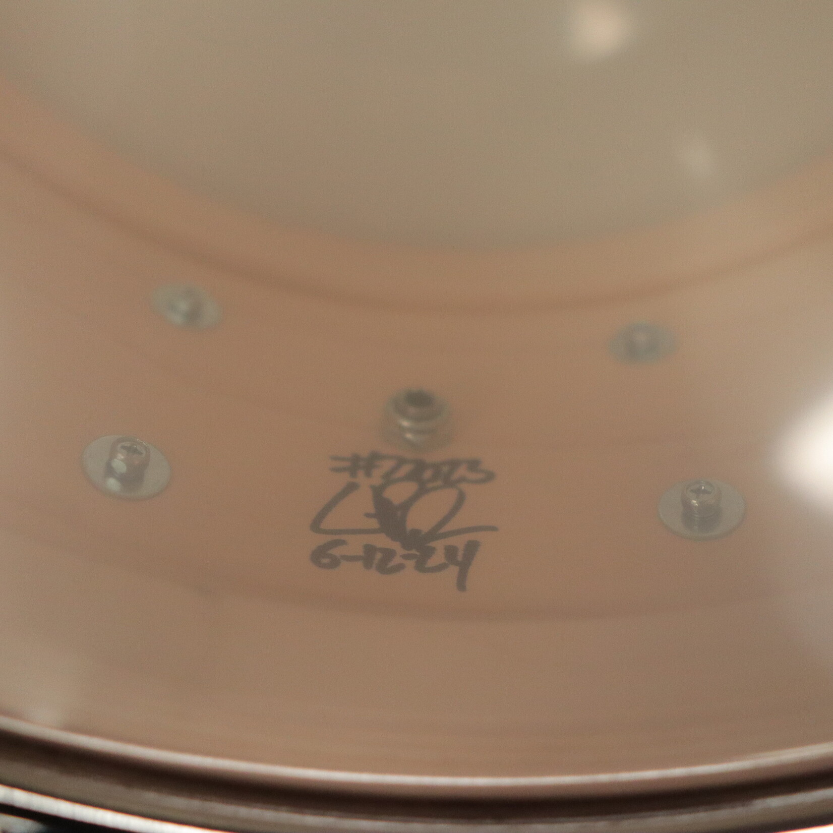 Pork Pie Pork Pie 6.5x14" Mahogany Snare Drum w/ Maple Re-Rings (Birdseye Maple Finish)