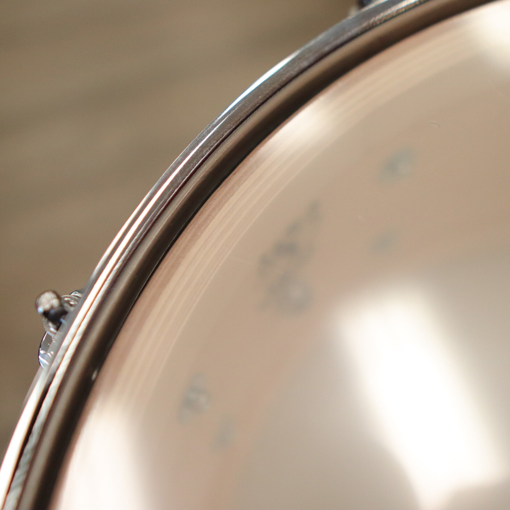 Pork Pie Pork Pie 6.5x14" Mahogany Snare Drum w/ Maple Re-Rings (Birdseye Maple Finish)