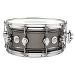 DW DW Design Snare Black Nickel over Brass Snare Drum 6.5x14"