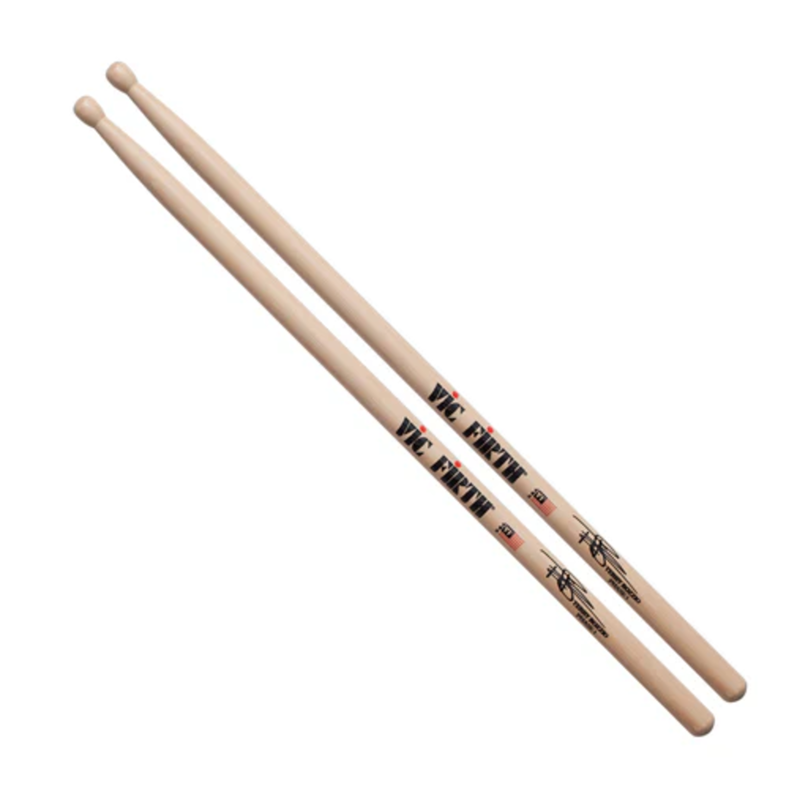 Vic Firth Vic Firth Signature Series Terry Bozzio -Phase 1- Drumsticks Wood Tip STB1