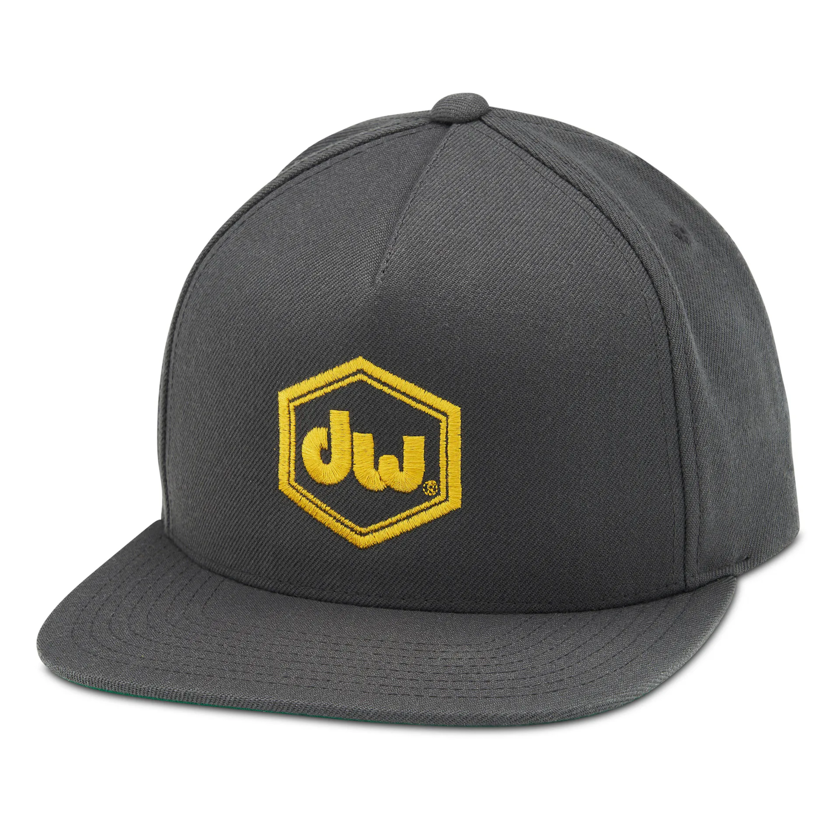 DW DW Hex Logo Hat, Snapback, Charcoal