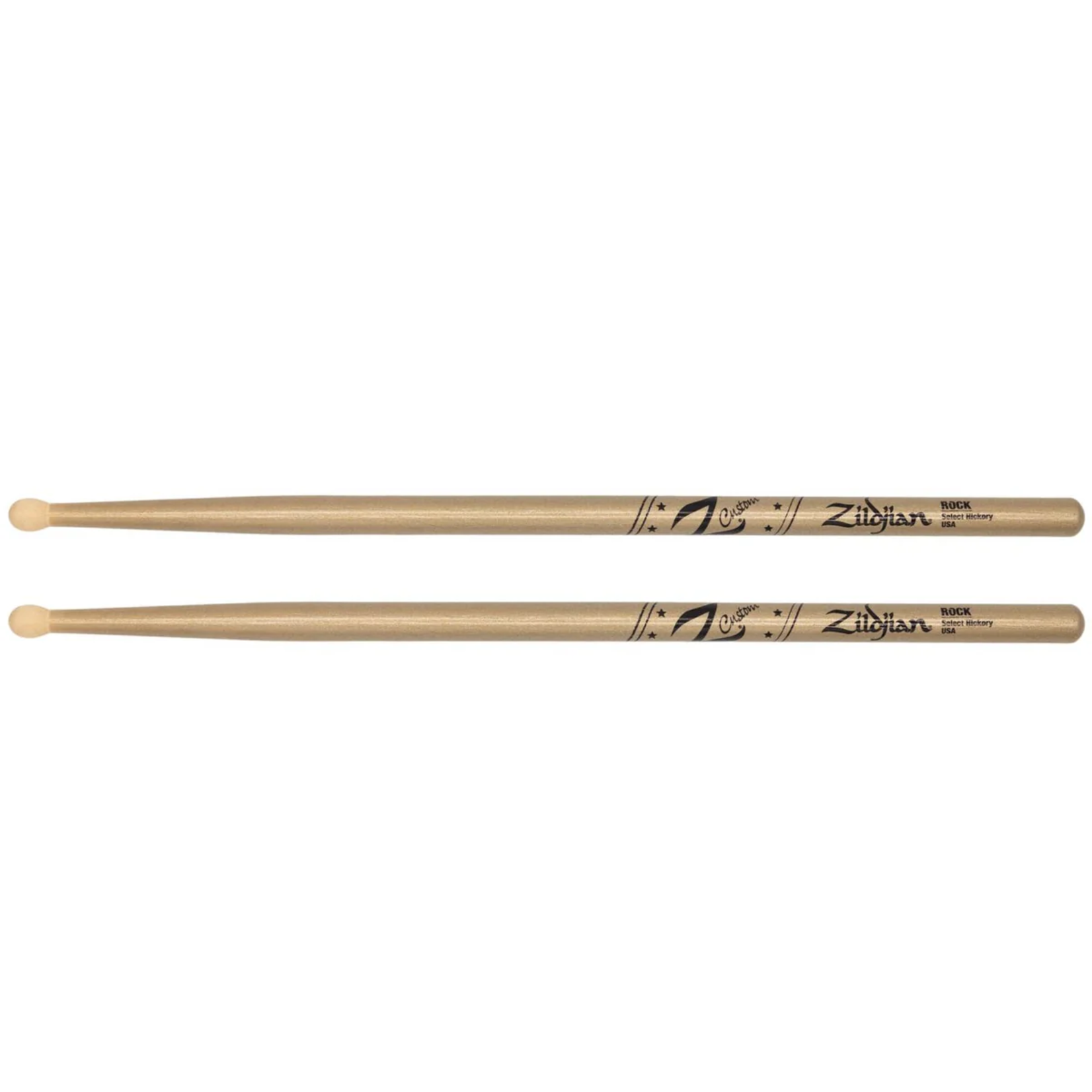 Zildjian Zildjian Z Custom Rock Gold Chroma Wood Tip Hickory Drumsticks