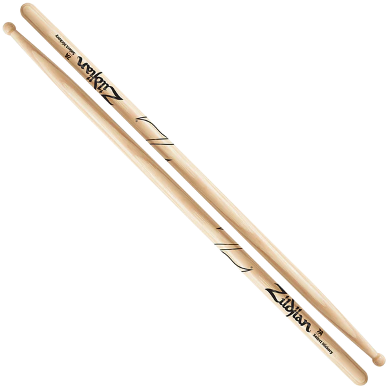 Zildjian Zildjian 7A Hickory Drumsticks Wood Tip Z7A