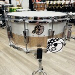 Pork Pie Pork Pie 6.5x14" Hybrid Shell Aluminum/Ash (Aluminum/Champagne Sparkle)