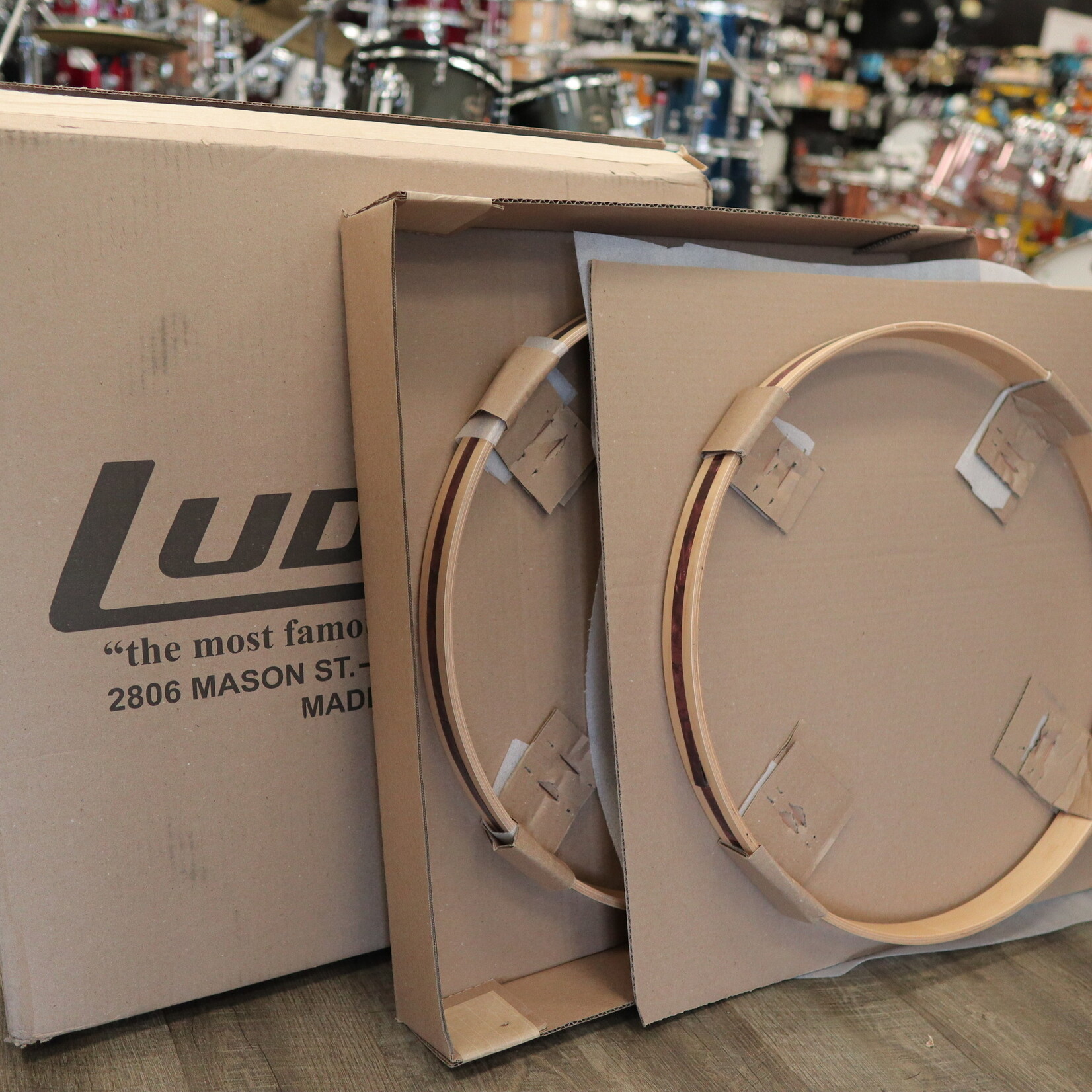 Ludwig bass drum hoops sales