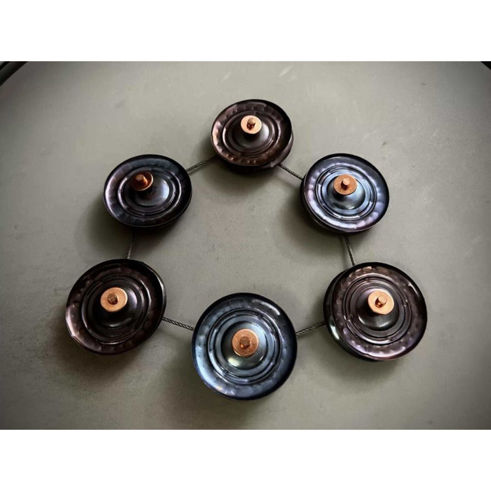 Stack Ring Percussion Stack Ring Tambo-Ring Nickel Silver