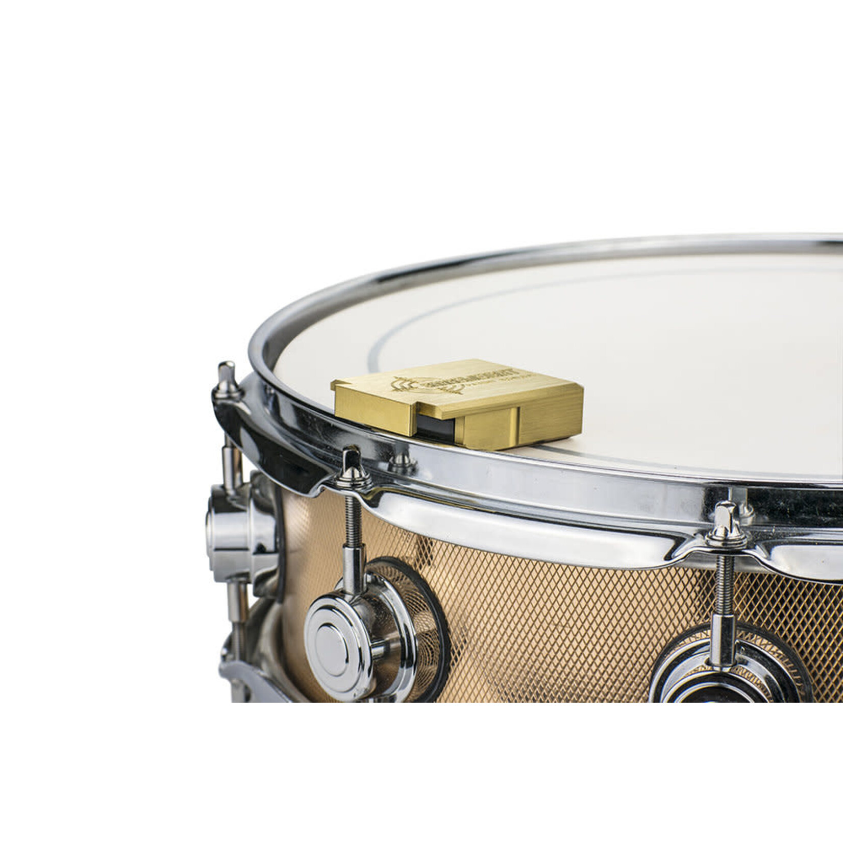 Snareweight Snareweight #5 Brass w/ Standard Leather Insert & Case (for Triple Flange Hoops Only)