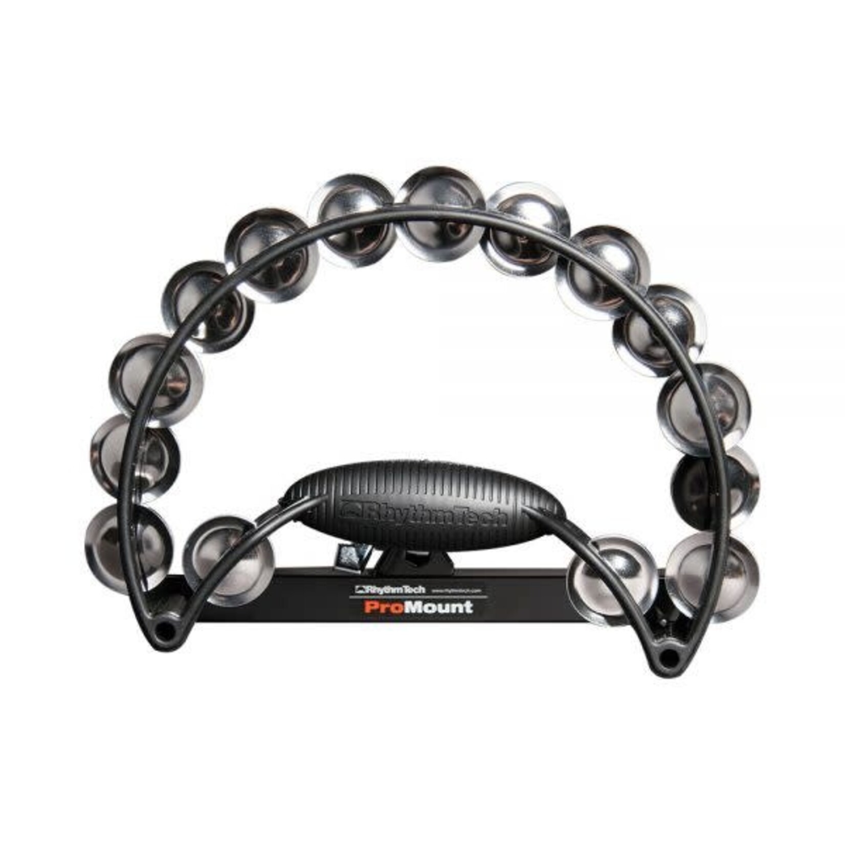 Rhythm Tech Rhythm Tech Pro Tambourine Black/Nickel Steel Jingles RTPRO10