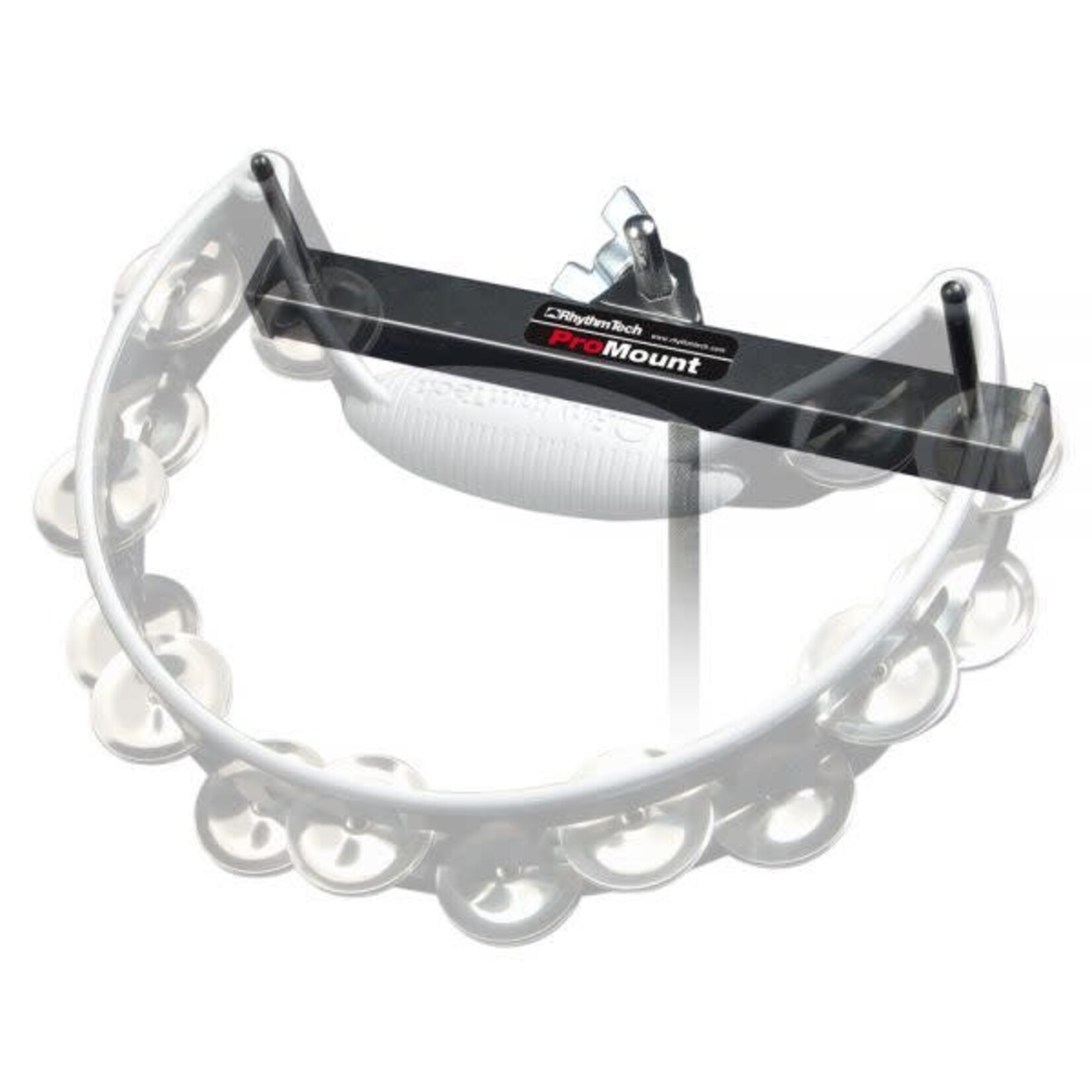 Rhythm Tech Rhythm Tech Pro Tambourine Black/Nickel Steel Jingles RTPRO10
