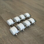 PDP Used PDP White Double Ended Lugs w/ Lug Screws (Set of 8)