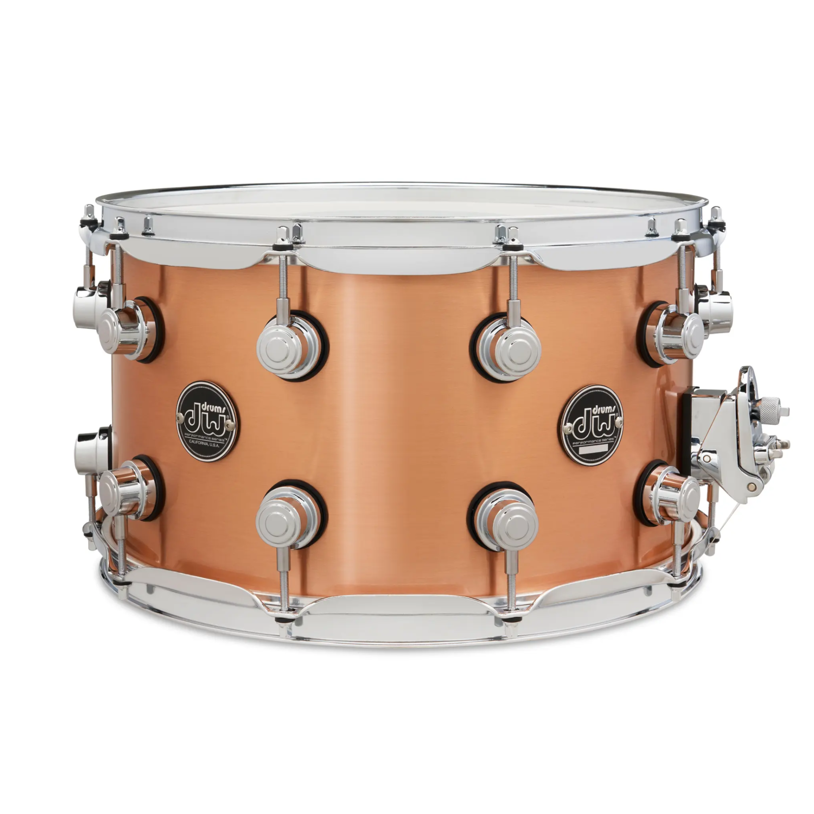 DW DW Performance Series 8x14" 1mm Polished Copper Snare Drum DRPM0814SSCP