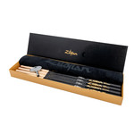 Zildjian Zildjian 5A Black Dip Drumsticks, 4-pairs with Towel & Drum Key SDSP247