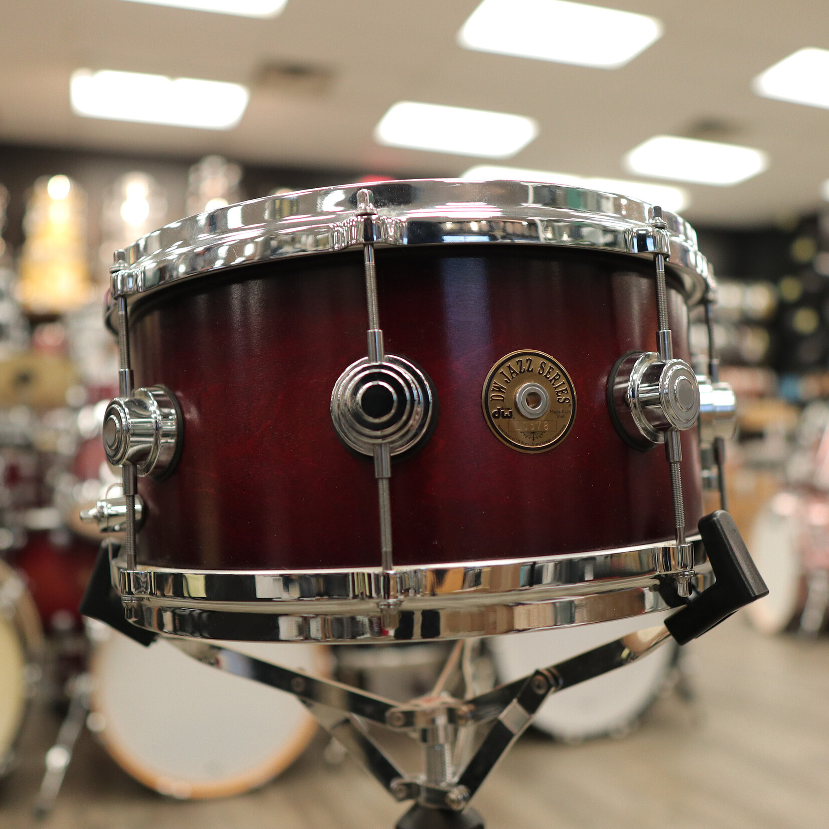 DW 2008 DW Jazz Series Maple/Gum 7x13" Snare Drum