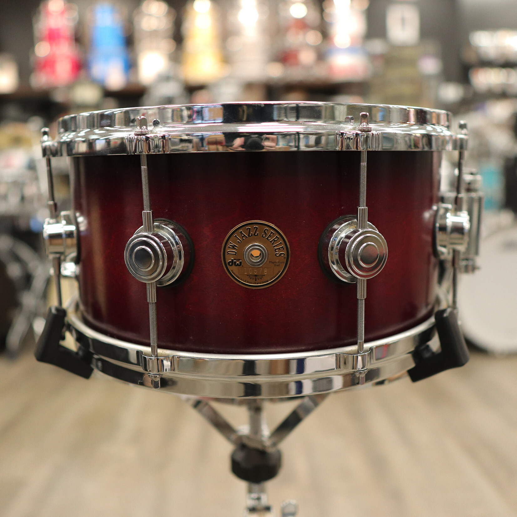 DW 2008 DW Jazz Series Maple/Gum 7x13" Snare Drum