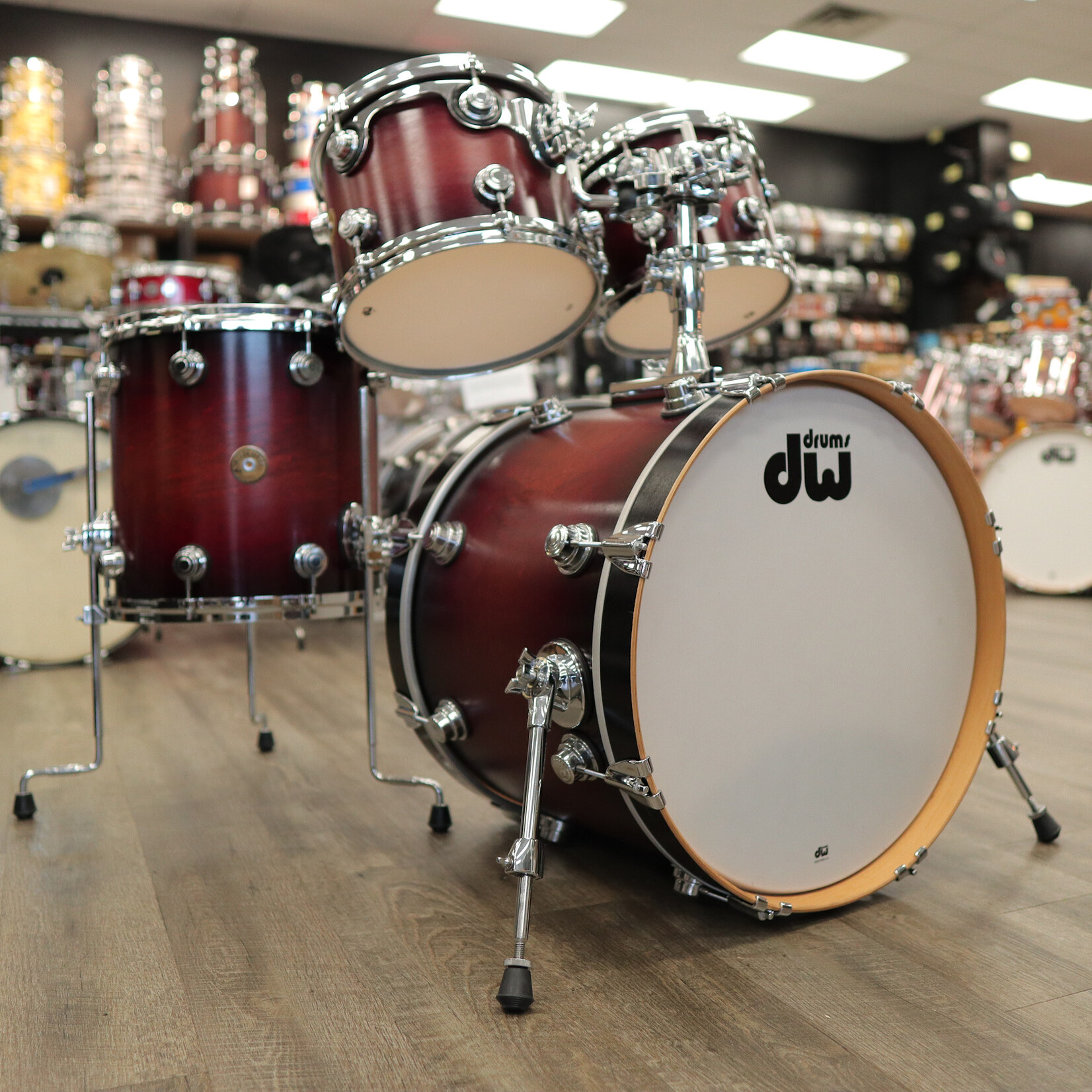 DW 2008 DW Jazz Series Maple/Gum 4-Piece Shell Pack 10/12/14/20