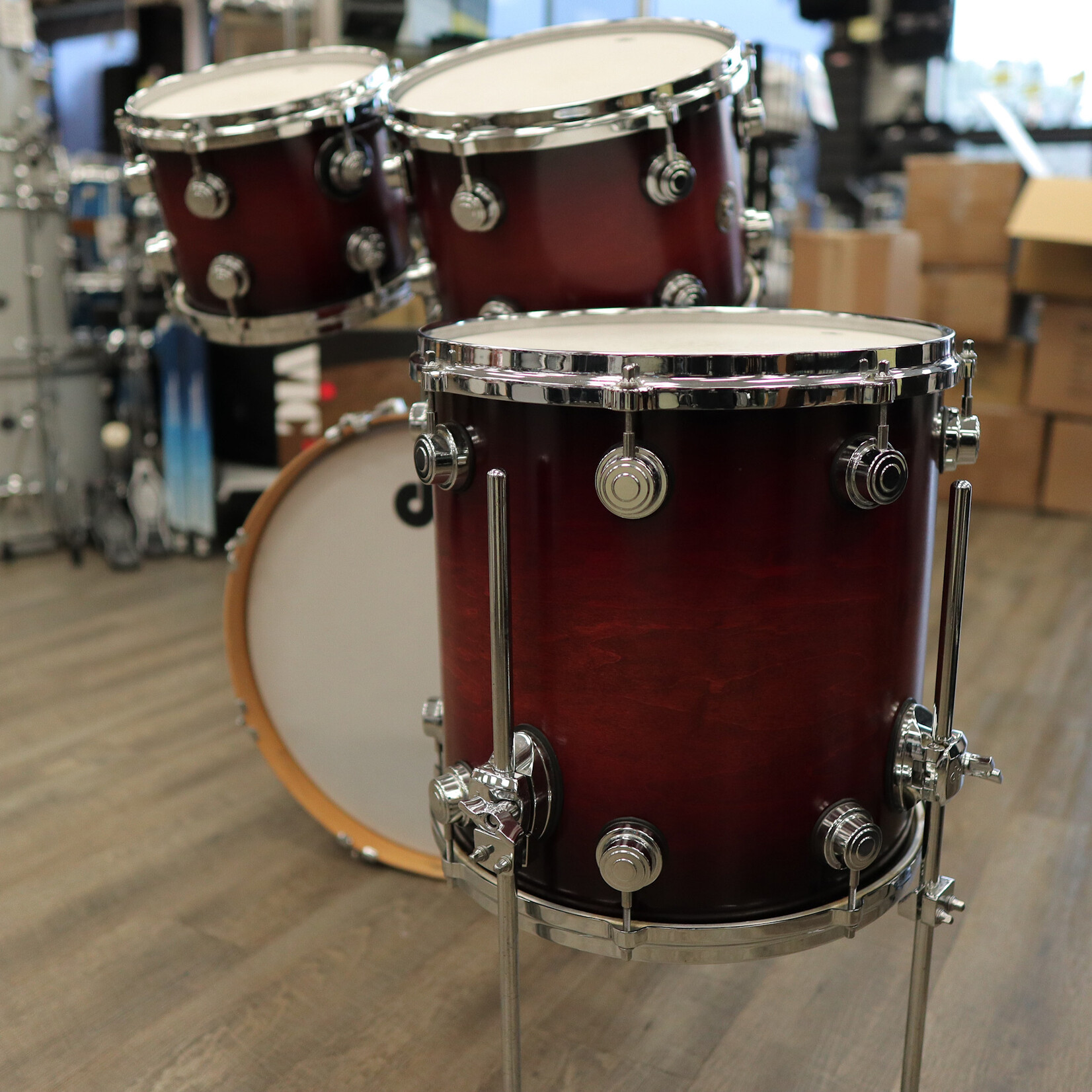 DW 2008 DW Jazz Series Maple/Gum 4-Piece Shell Pack 10/12/14/20