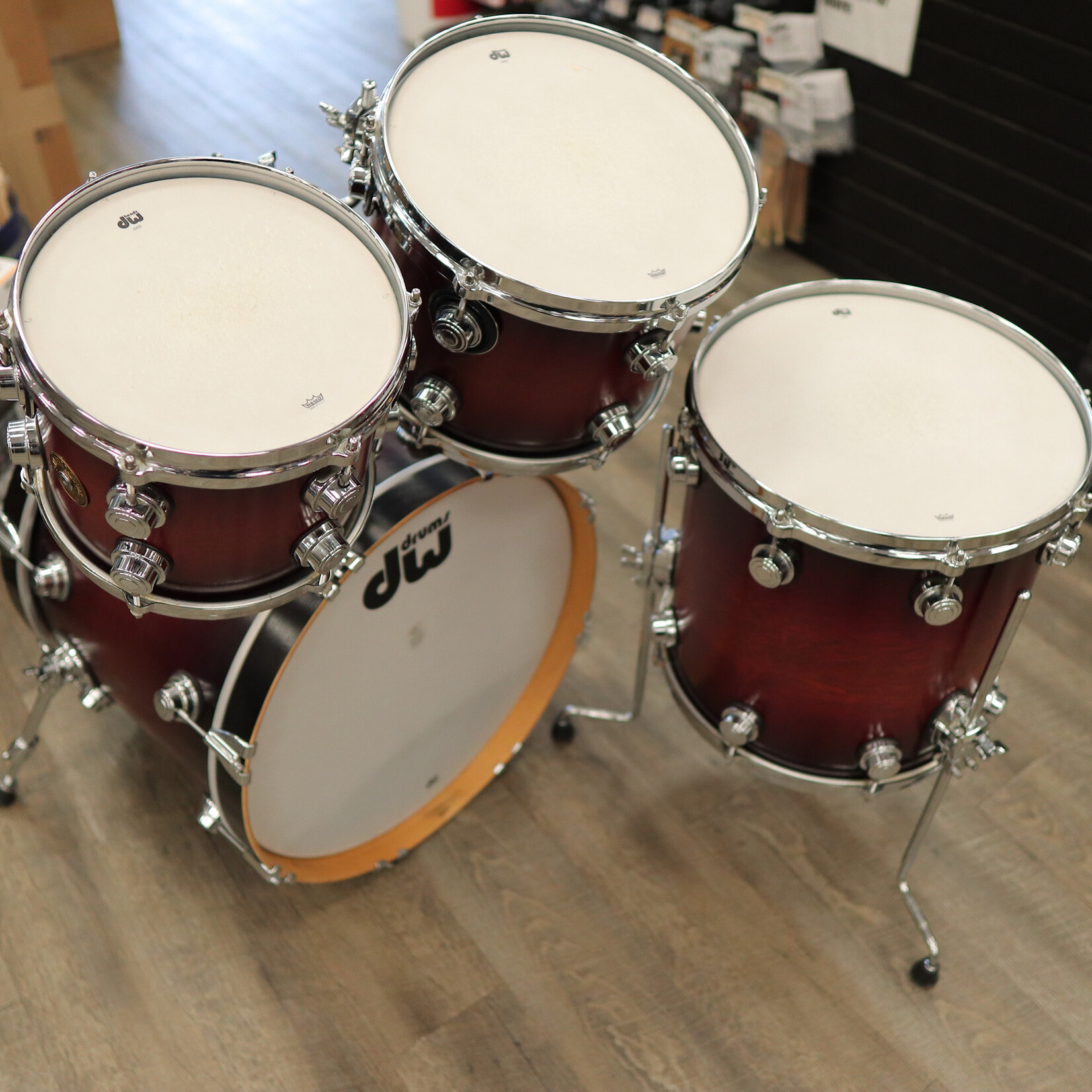 DW 2008 DW Jazz Series Maple/Gum 4-Piece Shell Pack 10/12/14/20