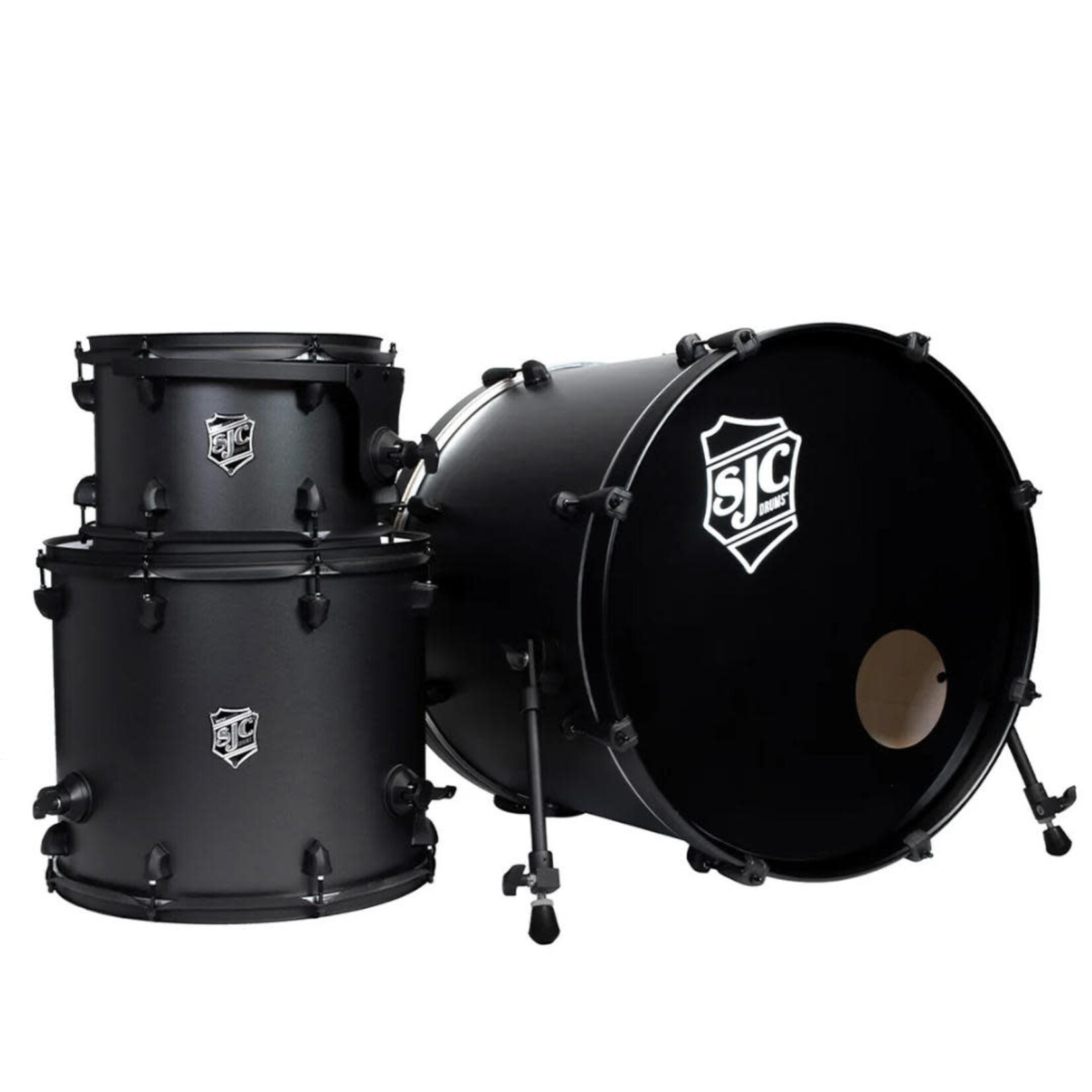 SJC SJC Custom Drums Pathfinder Series 3-piece Shell Pack (Galaxy Grey)