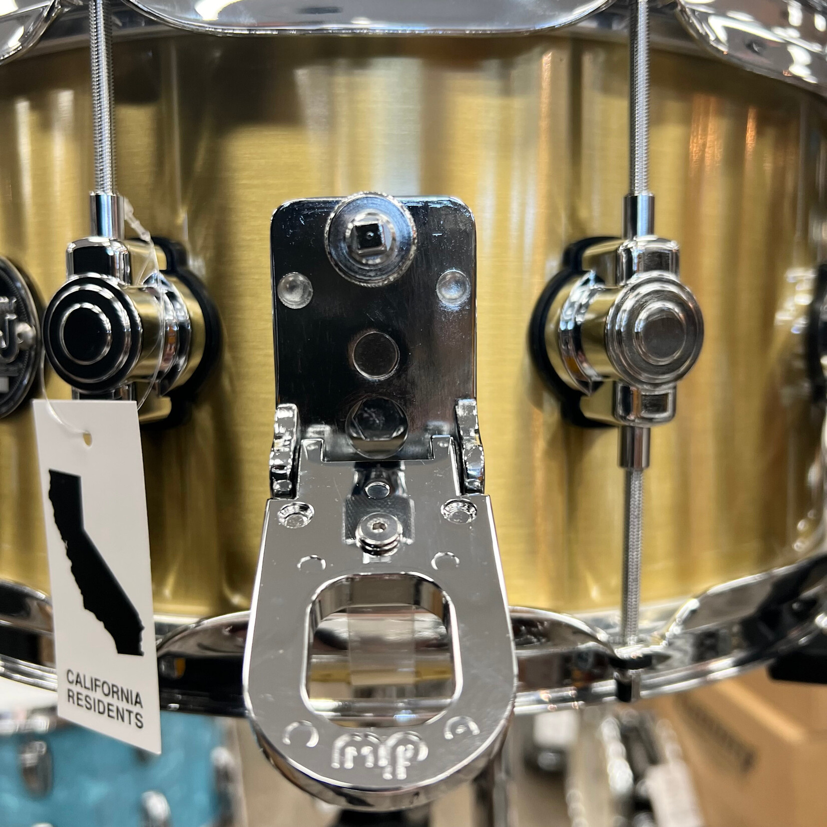 DW DW Performance Series 6.5x14" 1mm Polished Brass Snare Drum DRPM6514SSBP