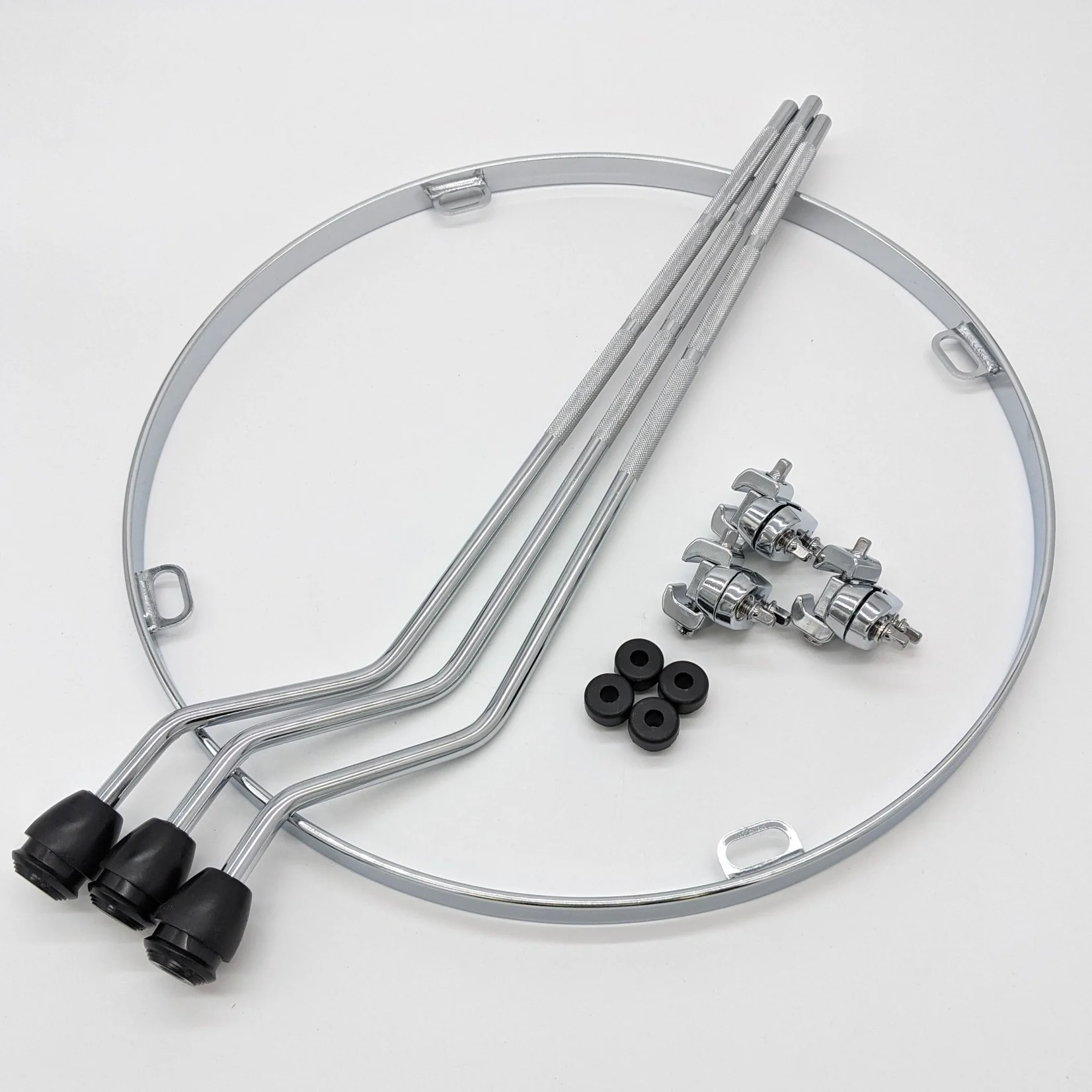 Worldmax WorldMax 15" Floor Tom Cradle Support System (Chrome)