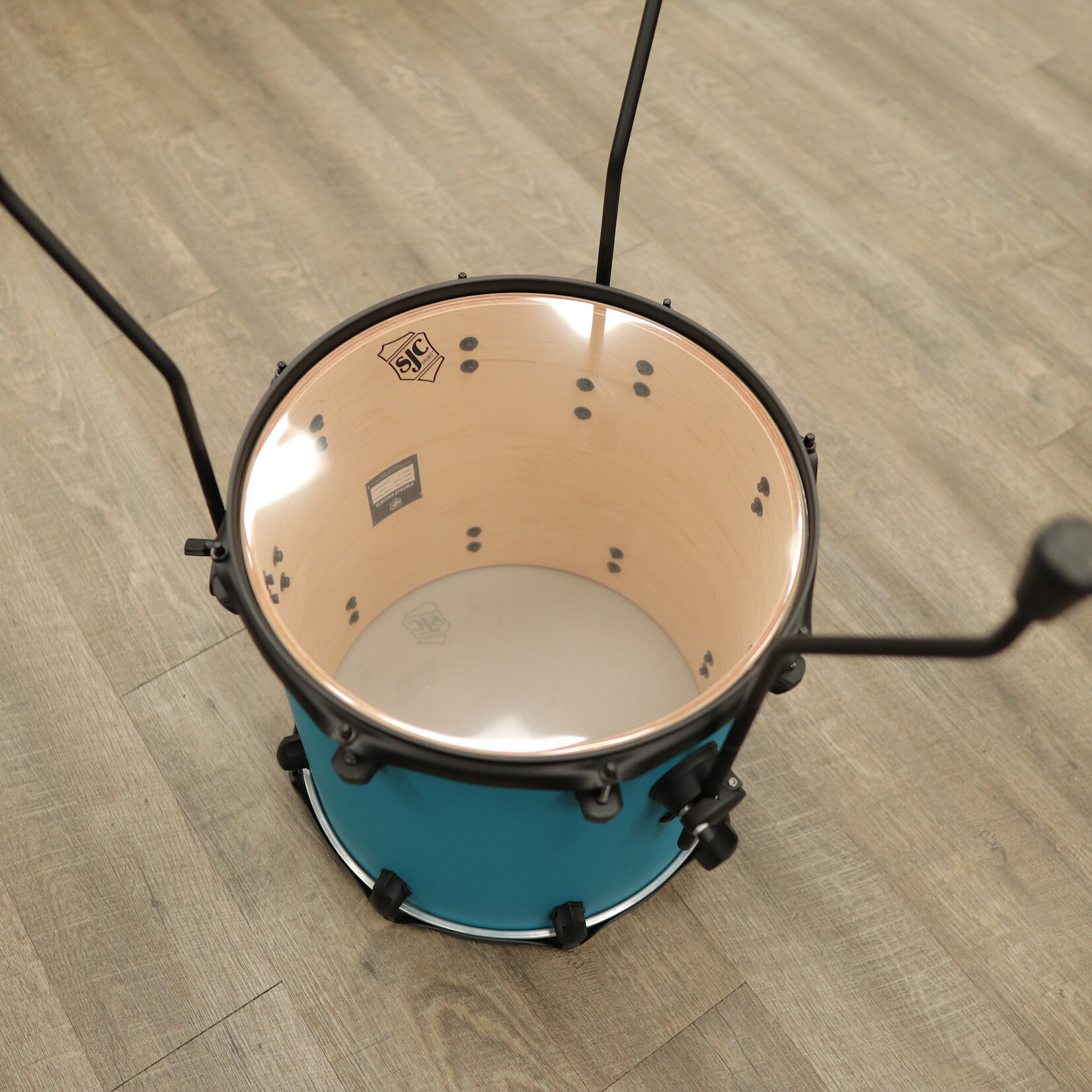SJC SJC Custom Drums Pathfinder Series 14x14" Floor Tom (Caribbean Blue)