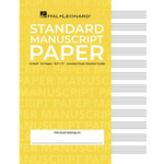 HAL LEONARD Hal Leonard Standard Manuscript Paper 8.5 x 11" 12-Staff 64 Pages