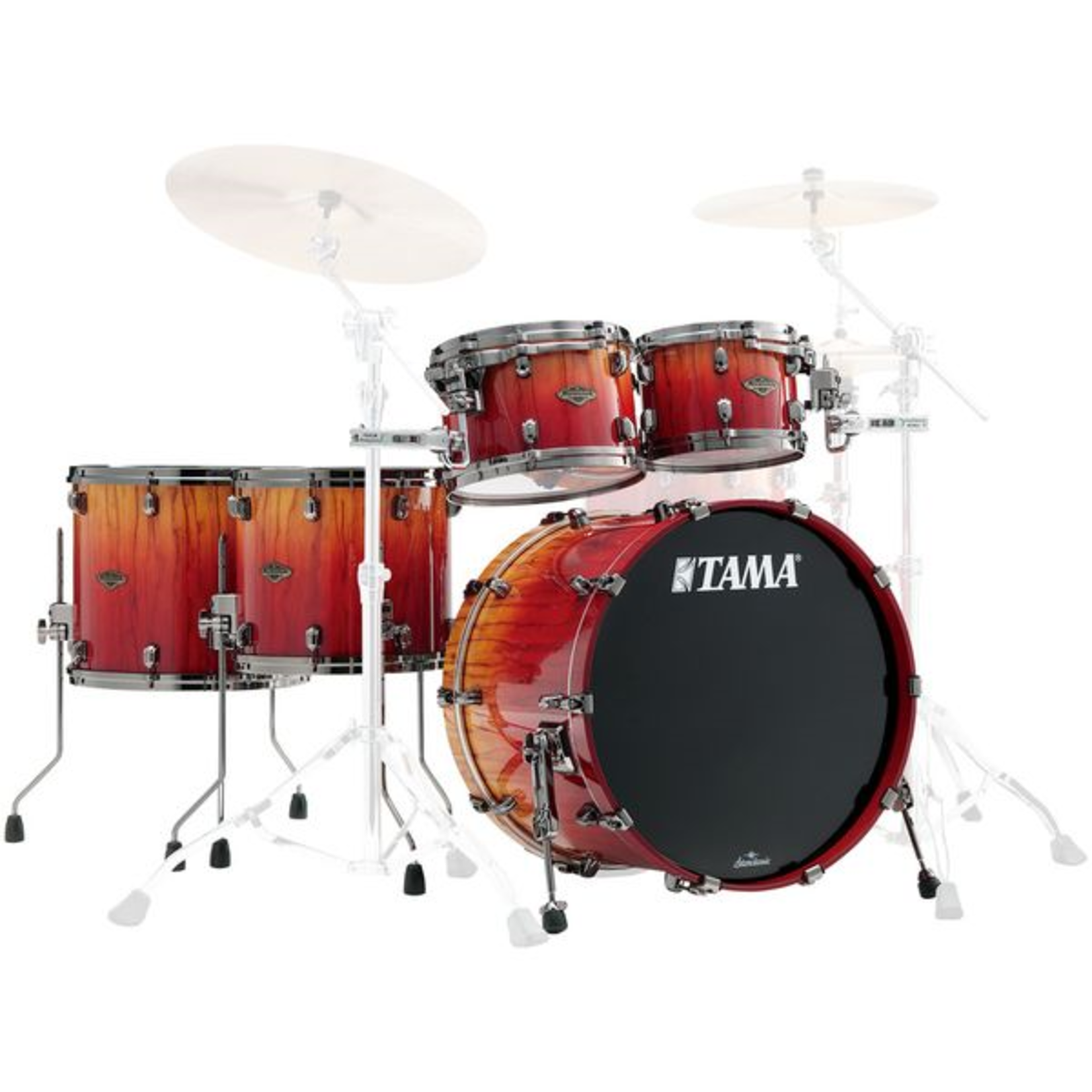 Tama Tama Starclassic Walnut/Birch Ltd. Ed. 5-Pc Shell Pack 10/12/14/16/22 (Vermillion Bosse Fonce Fade)