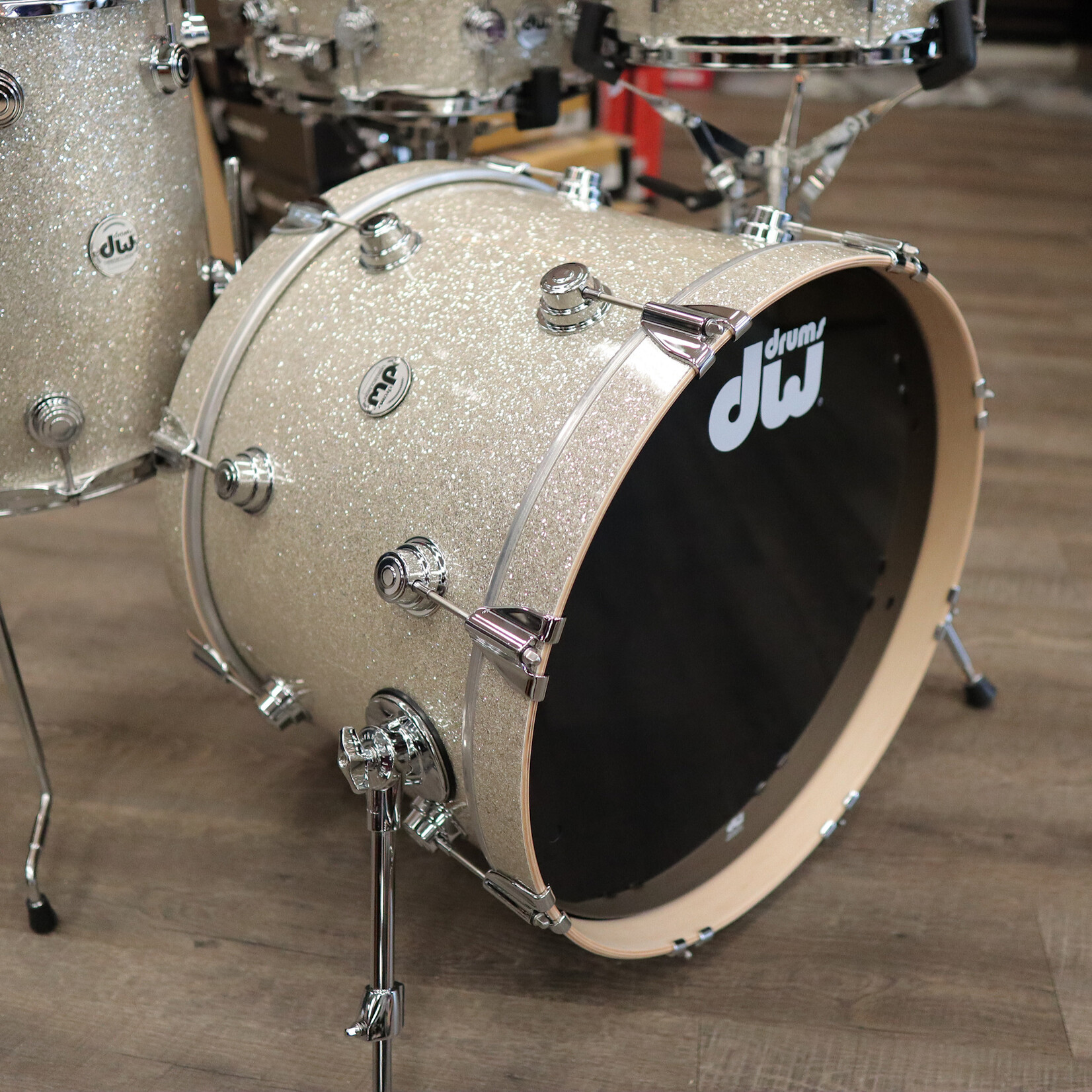 DW DW Collector's Series "333" Maple 3-Piece Shell Pack 20/12/14" (Broken Glass w/ Chrome Hardware)