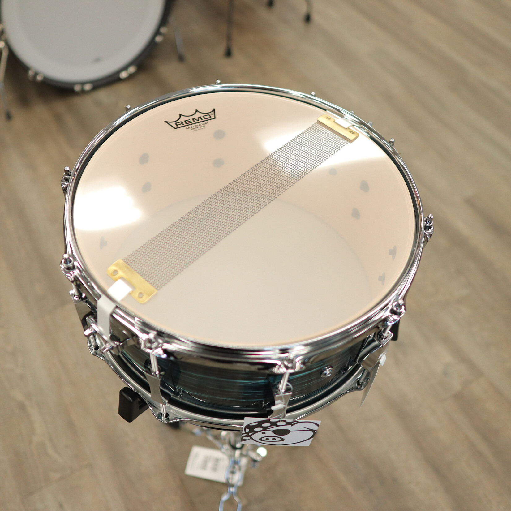 Pork Pie Pork Pie 7x14" Maple Snare Drum (Teal Oyster)