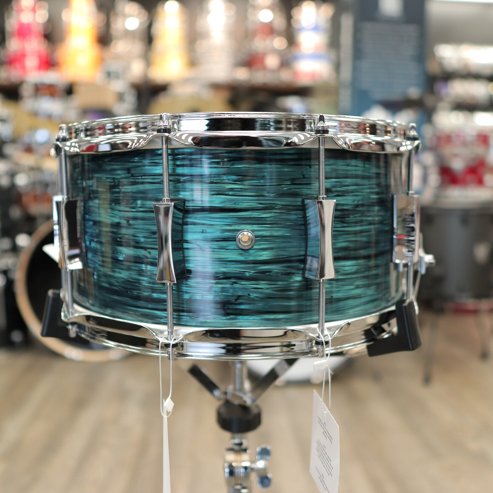 Pork Pie Pork Pie 7x14" Maple Snare Drum (Teal Oyster)