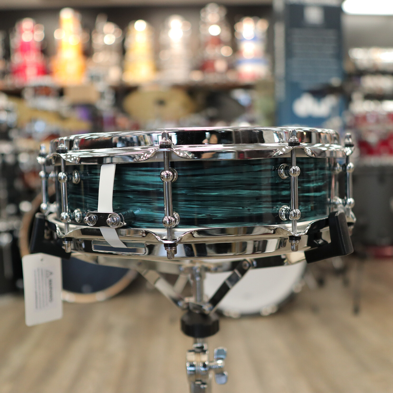 Pork Pie Pork Pie 4x14" Maple Snare Drum (Teal Oyster)