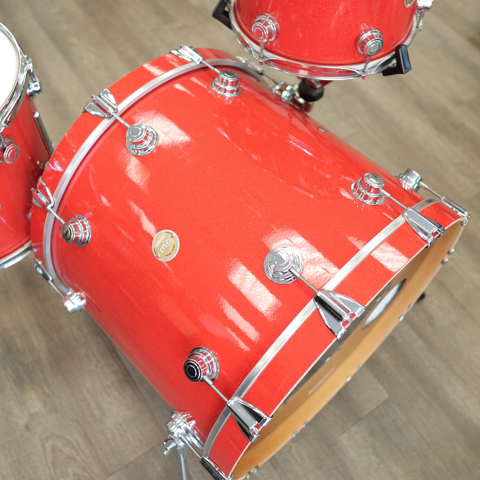 DW 2004 DW Collector's Series Maple 3-PC Shell Pack 12/14/22 (Tangerine Sparkle)