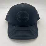2112 2112 Black on Black Trucker Hat with Hoop Logo
