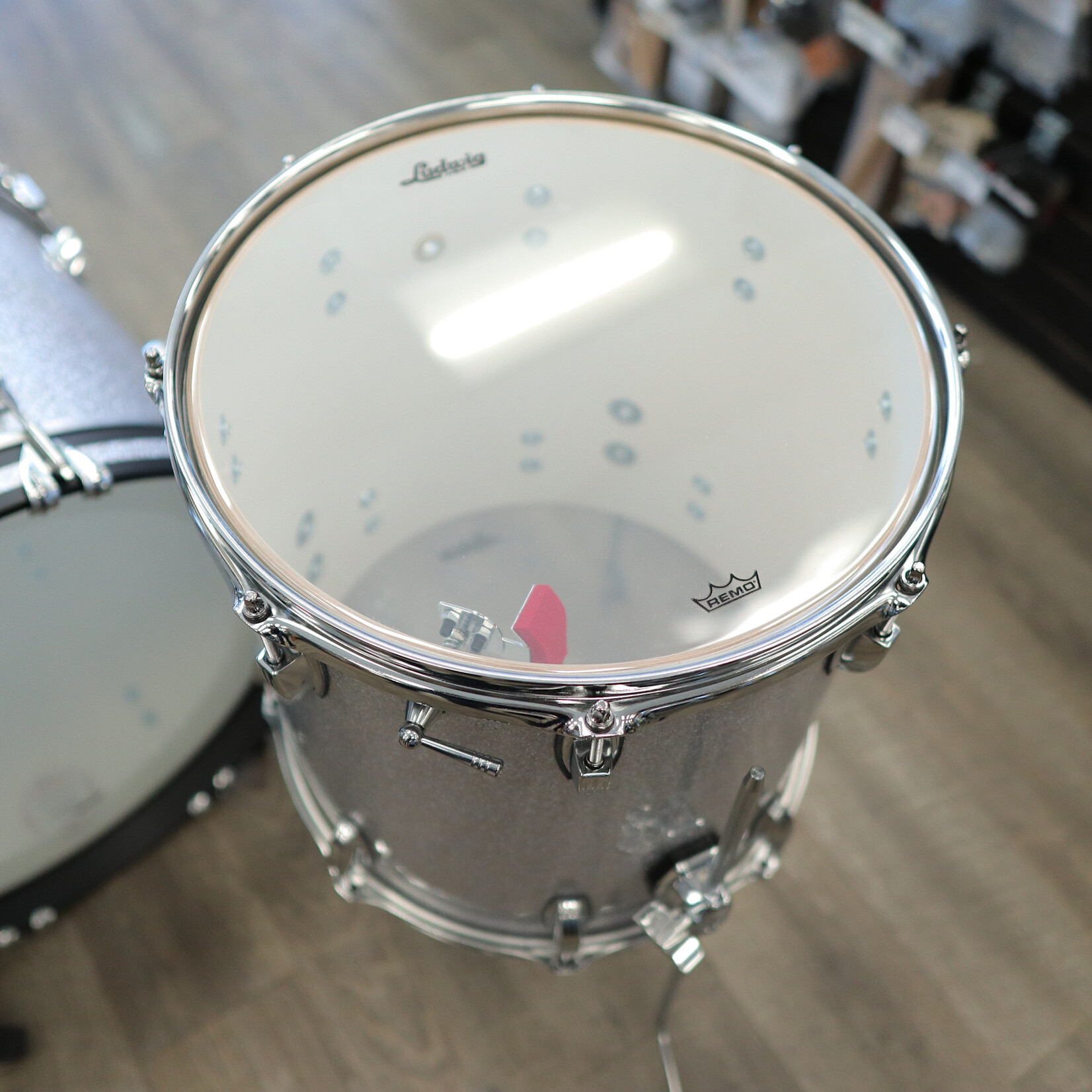 Ludwig Ludwig Classic Maple Custom Build 3-PC Shell Pack 12/14/20 (Silver Sparkle w/ Resa-Coat Interior)