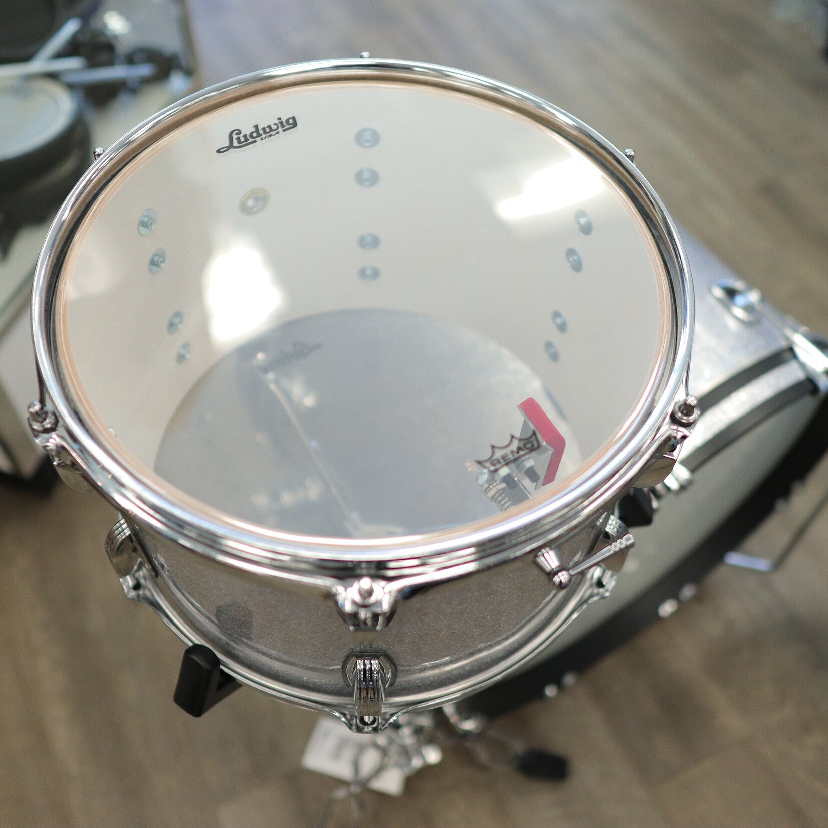 Ludwig Ludwig Classic Maple Custom Build 3-PC Shell Pack 12/14/20 (Silver Sparkle w/ Resa-Coat Interior)