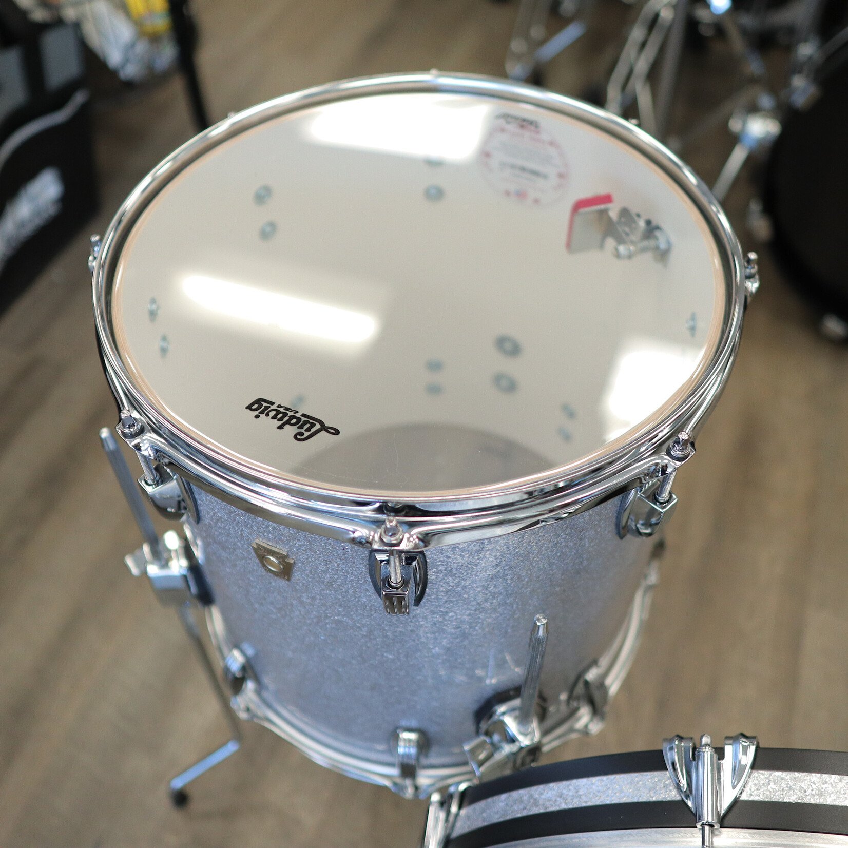 Ludwig Ludwig Classic Maple Custom Build 3-PC Shell Pack 12/14/20 (Silver Sparkle w/ Resa-Coat Interior)