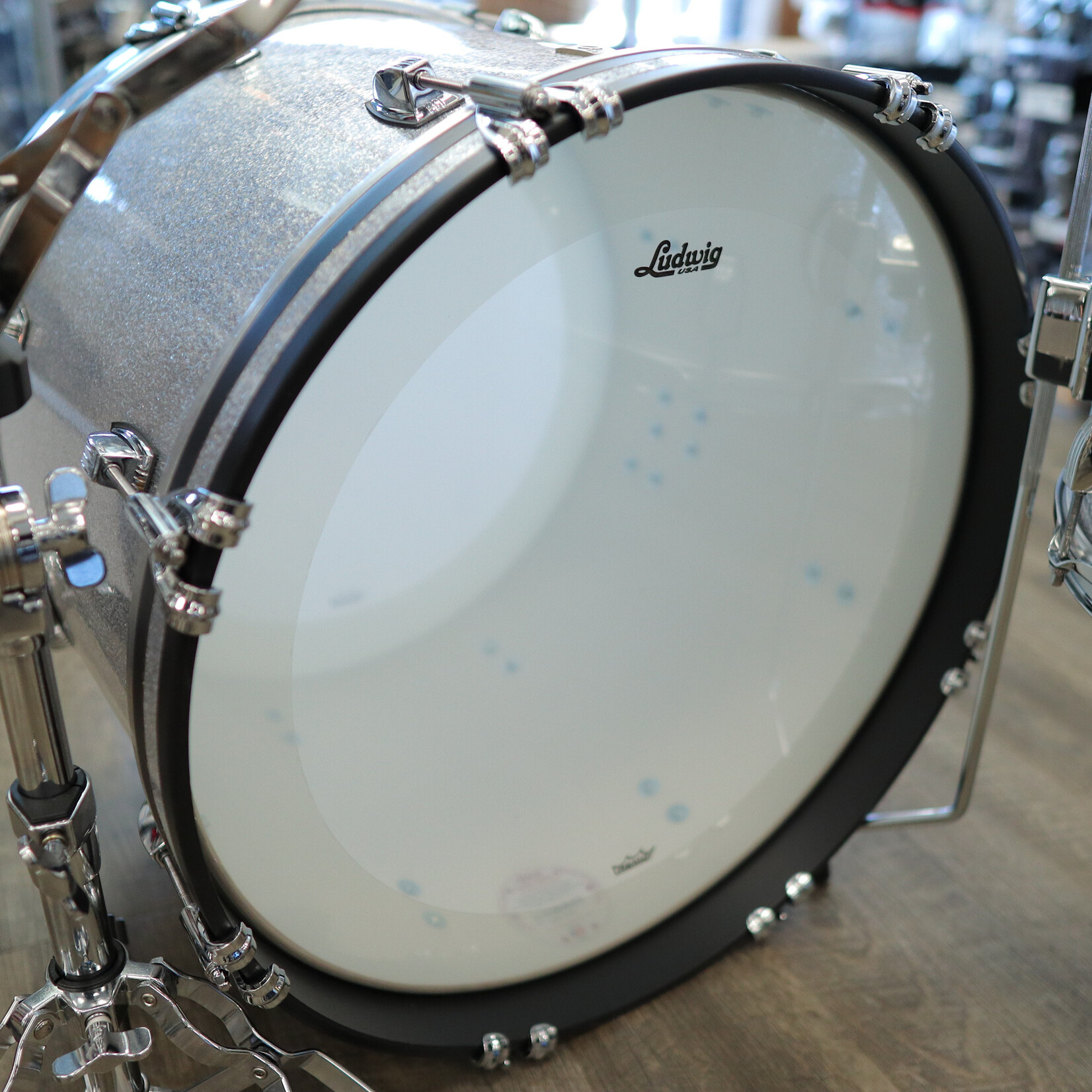 Ludwig Ludwig Classic Maple Custom Build 3-PC Shell Pack 12/14/20 (Silver Sparkle w/ Resa-Coat Interior)