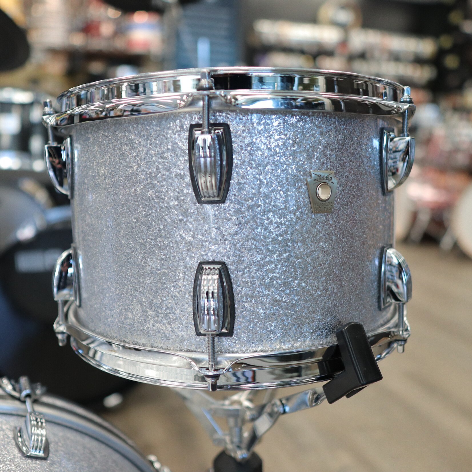 Ludwig Ludwig Classic Maple Custom Build 3-PC Shell Pack 12/14/20 (Silver Sparkle w/ Resa-Coat Interior)