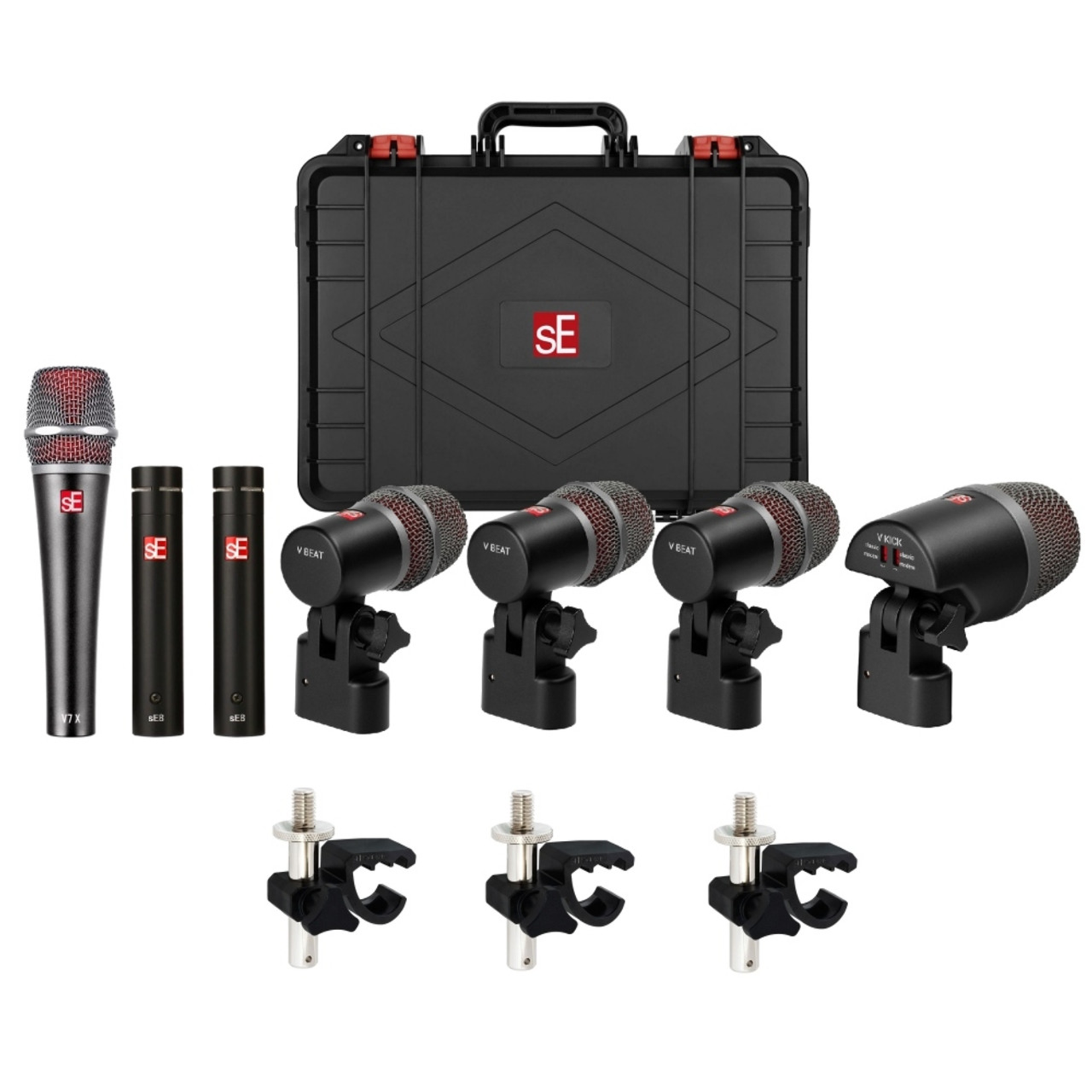 sE Electronics sE Electronics V Pack Arena 7-pc. Drum Mic Pack